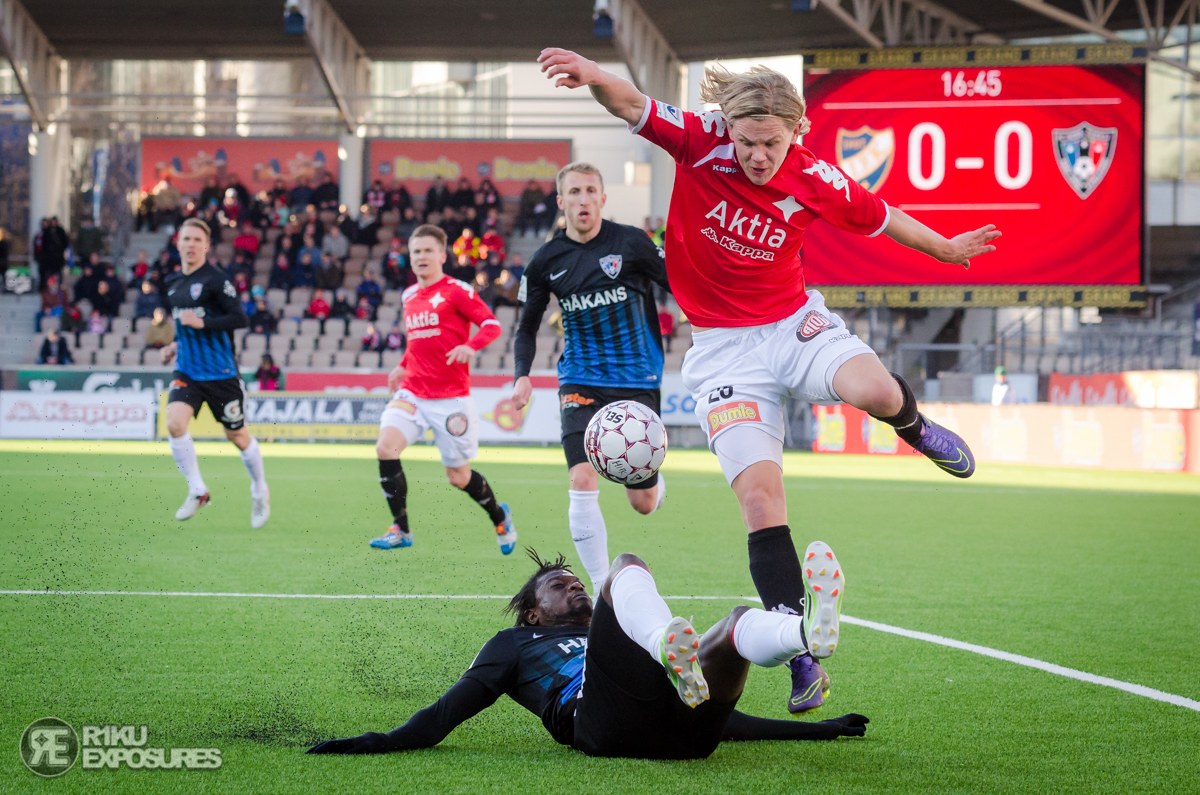 HELSINKI, FINLAND 2016-04-14. Veikkausliiga: HIFK - FC Inter at Sonera Stadium in Helsinki, Finland. (Photo: Riku Laukkanen/R1ku Exposures)