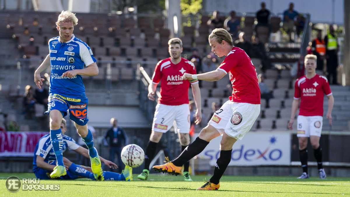 Fredrik Lassas pelasi ensimmäistä kertaa tällä kaudella HIFK:n avauskokoonpanossa. (Kuva: Riku Laukkanen / R1ku Exposures)