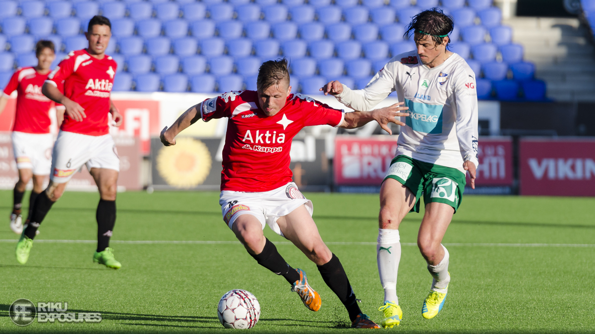 Veikkausliiga-ottelussa HIFK - IFK Mariehamn, Sonera Stadiumilla, 20. toukokuuta 2016.