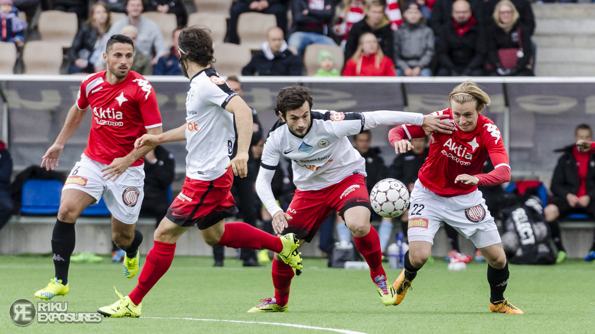 Veikkausliiga-ottelussa HIFK - PK-35 Vantaa, Sonera Stadiumilla, 9. kesäkuuta 2016.