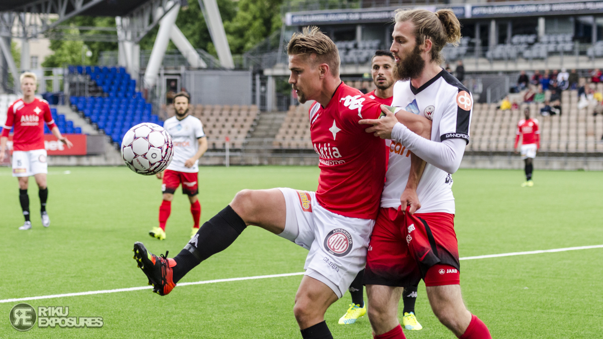 Veikkausliiga-ottelussa HIFK - PK-35 Vantaa, Sonera Stadiumilla, 9. kesäkuuta 2016.