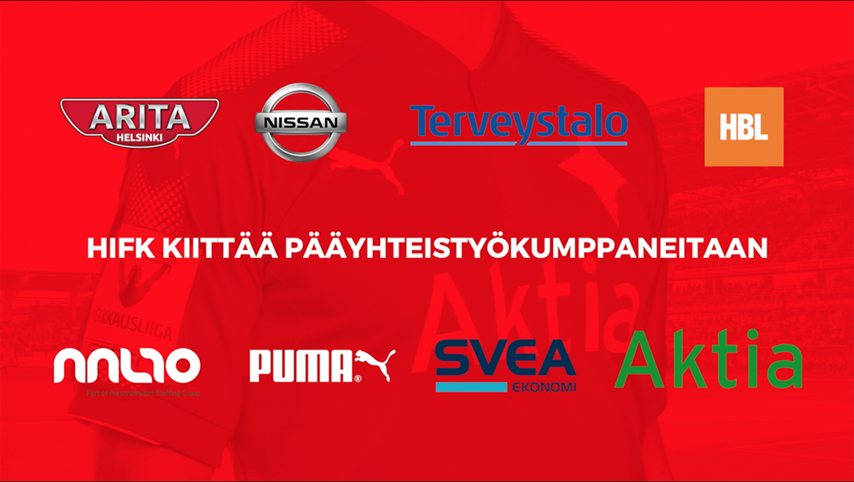 Video: HIFK:n pääyhteistyökumppanit kaudella 2017